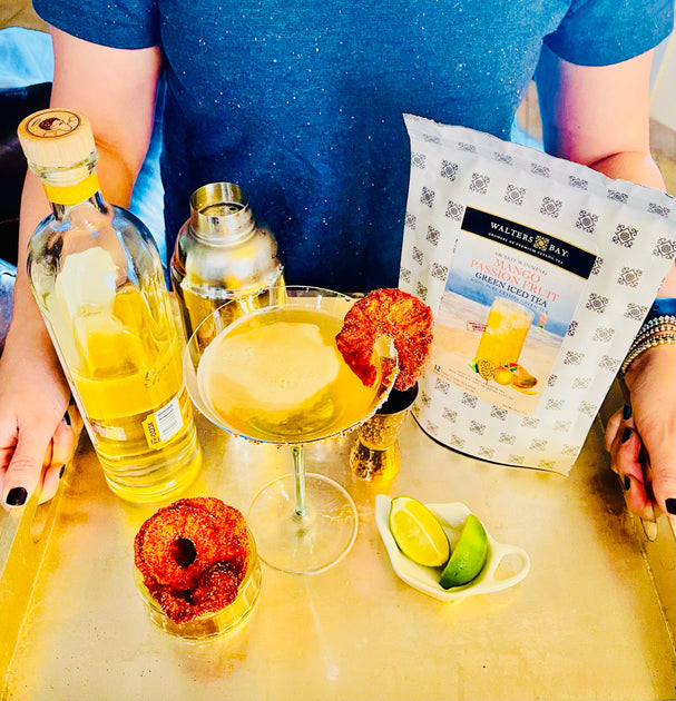 Tropical Green Tea with Mezcal Cocktail Walters Bay