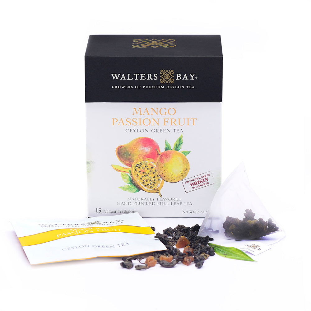Cold Brew Passionfruit, Mango & Peach Pyramid Teabags, Teabags