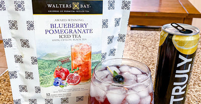 Blueberry Pomegranate Tea Cocktail Recipe