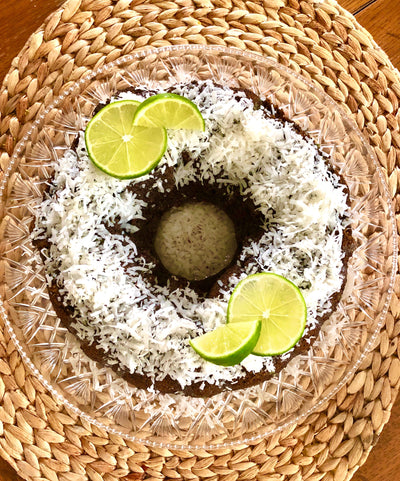 Coconut Tea Cake with Fresh Lime Glaze Recipe