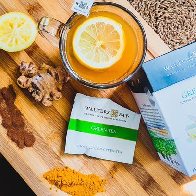 Detox Lemon Ginger Green Tea Recipe