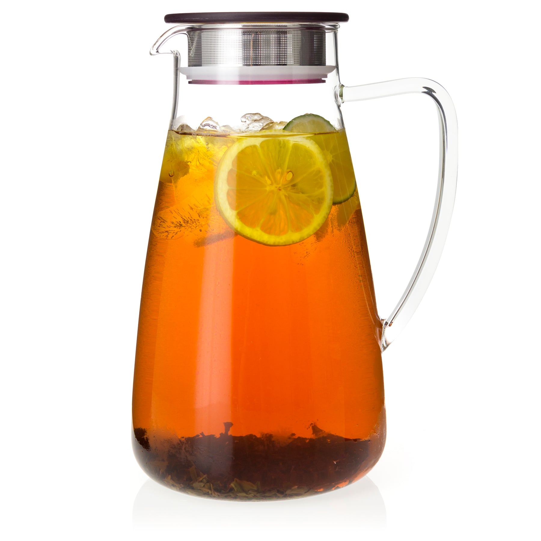 Glass Iced Tea Pitcher with lid
