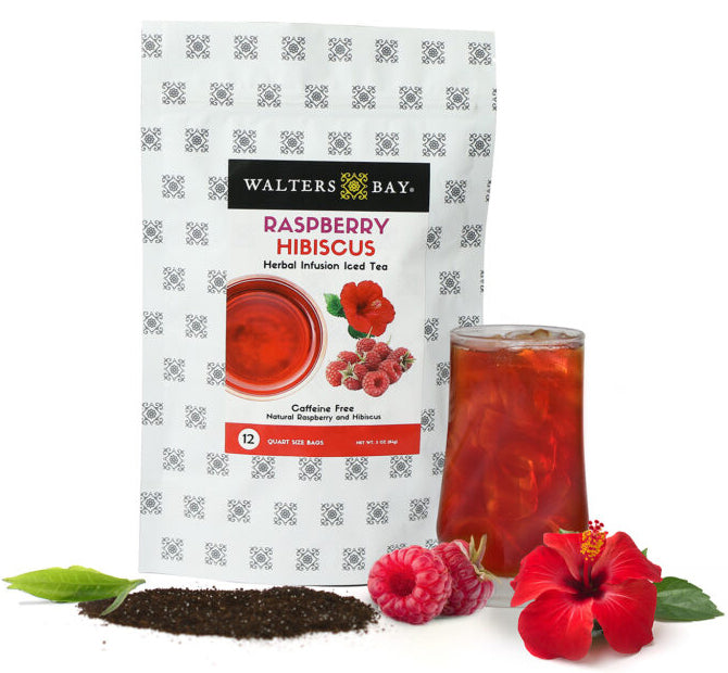 Hibiscus Raspberry Tea Raspberry Hibiscus Herbal Iced Tea – Walters Bay